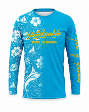 Load image into Gallery viewer, Bahama Blue Rashguard | Heritage Collection