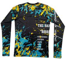 Load image into Gallery viewer, Black Bahama Dreams Rash Guard
