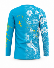 Load image into Gallery viewer, Bahama Blue Rashguard | Heritage Collection
